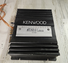 KENWOOD power amplifier KAC-6485 280 watts-VA9 Car Audio w/ Wires and Switch