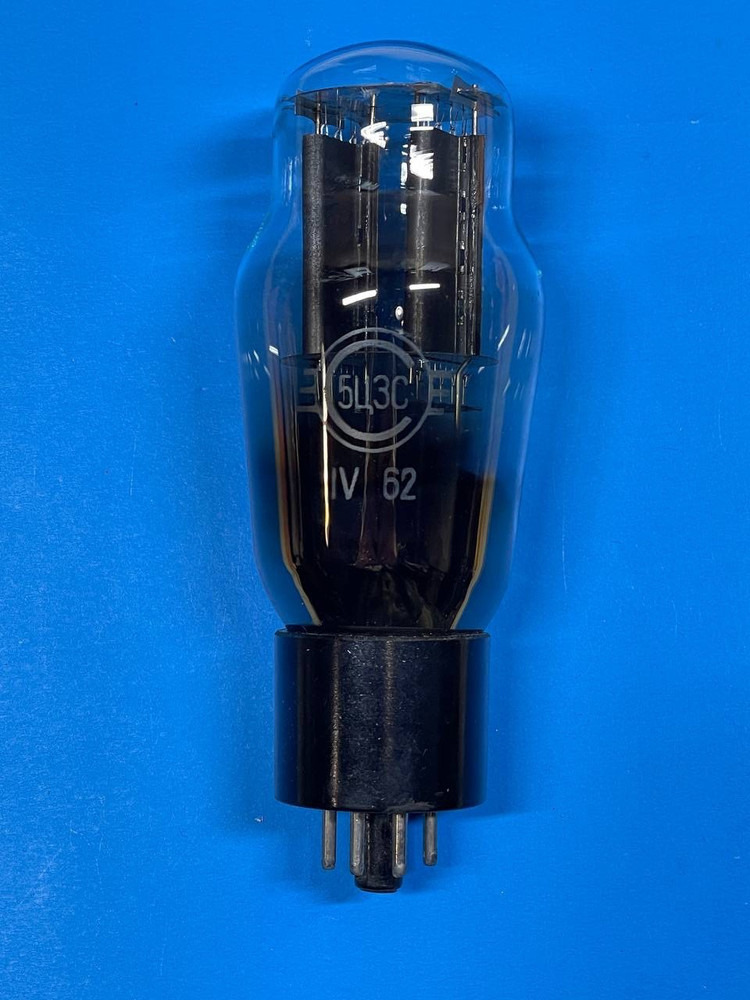 1 pc 5C3S (5Ц3С; 5AS4A; 5U4G) FULL WAVE RECTIFIER/ NEW / BLACK ANODE / US STOCK