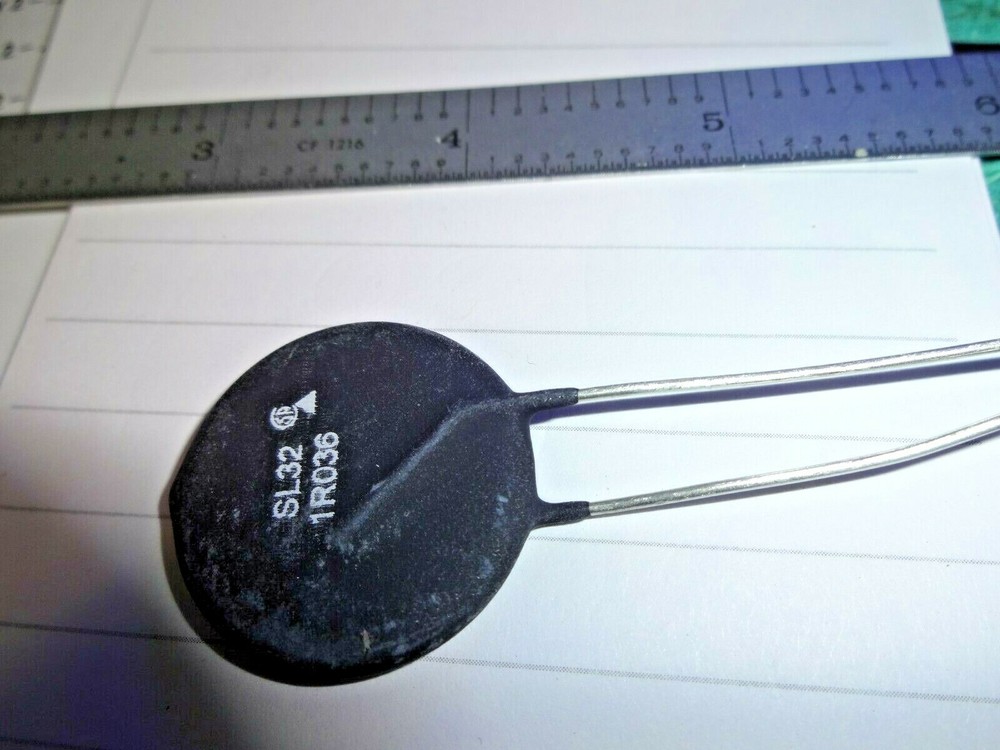 INRUSH LIMITER 1.0 OHMS 36 AMP 32MM FOR DYNACO HAFLER OTHERS AS REQUESTED !