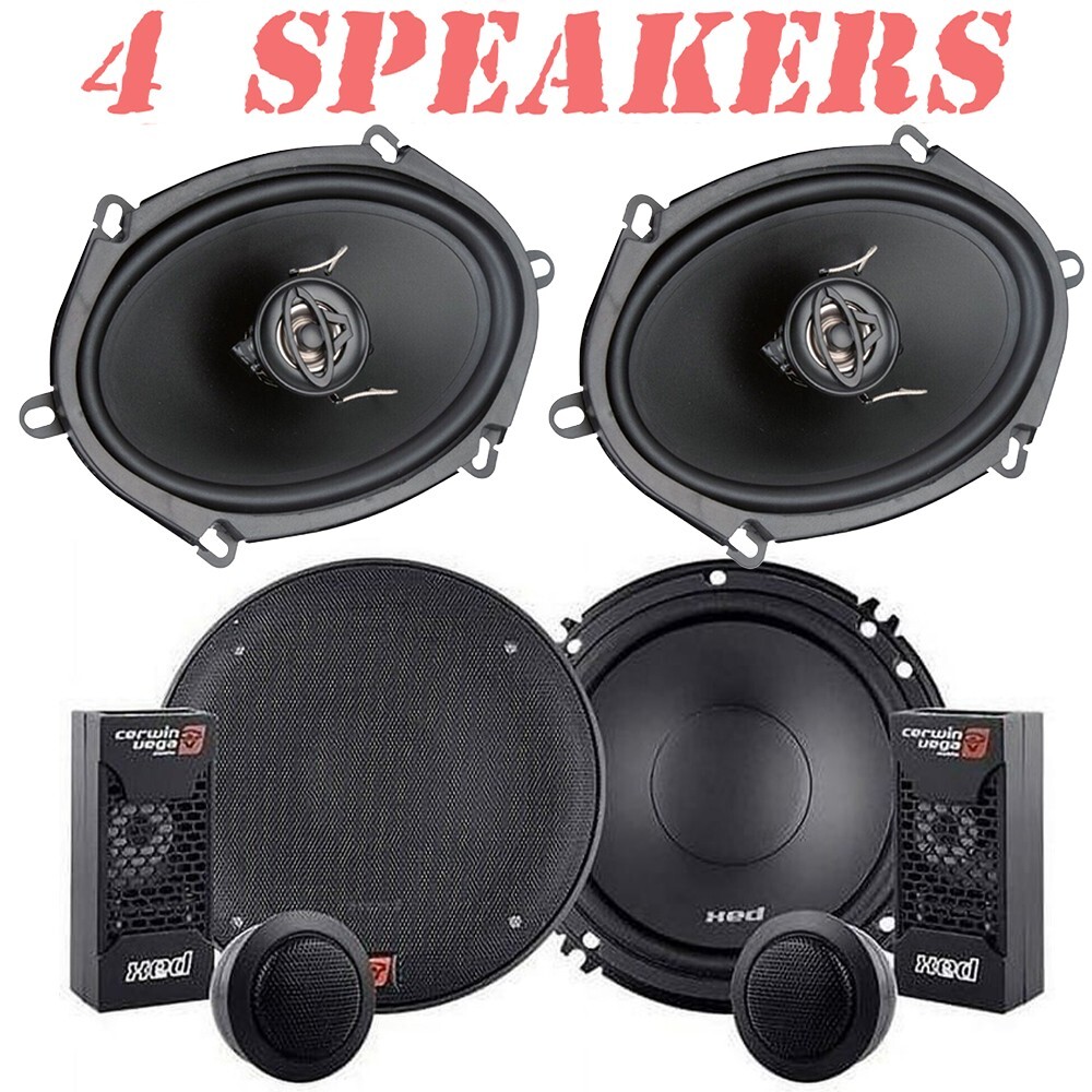 Cerwin Vega 6.5″ Component & 6″x8″ Coaxial Speakers for 1992-1996 F-150 Pickup