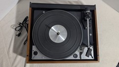 DUAL 1229 Turntable Ch21 Folding Dust Cover Walnut Auto Stop Start Shure M91ED