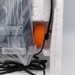 Vintage Shinning Super Deluxe Stereo Headphone New in Box