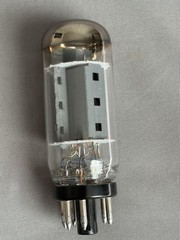 GE 7591A Tube Coin Base top halo getter tests NOS