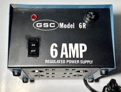 Vintage GSC Model 6R 6AMP Regulated Power Supply 13.8V DC #A