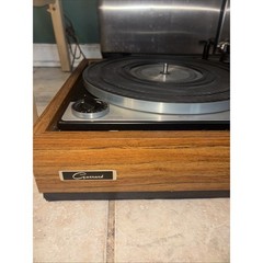 Vintage Garrard 990B Automatic Turntable Record Player Wood Plinth England Parts