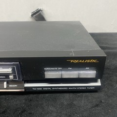 Realistic TM-1000 All Quartz Digital Synthesizer FM/AM Tuner Fully Tested Works