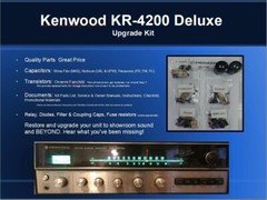 Kenwood KR-4200 Receiver Deluxe Upgrade Kit Genuine Parts Restoration