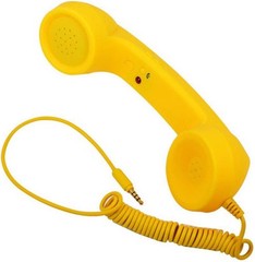 Retro Phone Handset for Cellphones – 3.5mm Plug, Noise Reduction