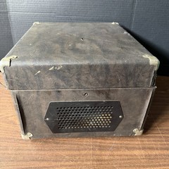 Vintage Califone 1455K Portable Record Player Semi-Works for Parts