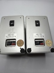 Realistic Metal Minimus-7 Book Shelf Speaker Pair Silver 8 Ohms 40W Radio shack