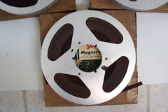 Lot of 3 Scotch 1/2” 3600ft Metal Reel-to-Reel Magnetic Tapes