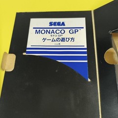 Junk SC-3000/SG-1000 MONACO GP G-1017 w/ Box & Manual Sega Game Cartridge Japan