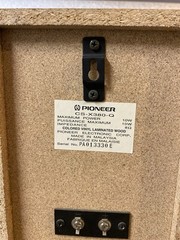 Vintage Pair Pioneer CS-X380-Q & CS-C180-Q Surround Speakers