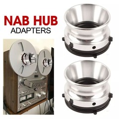 NAB Hub Adapters 1 Pair-10 Inch Opener Aluminium Alloy For Reel To Reel Tape