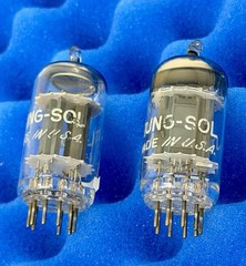Two Tung Sol 5814A Tubes / 1959 / NOS IN BOX / Amplitrex Tested 💪 /12AU7 ECC82