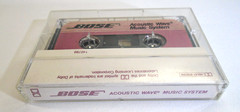 Vtg Bose Acoustic Wave Music System Demo Cassette Tape 1990 stereo sound levels