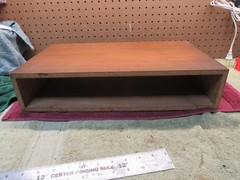 Vintage Stereo Radio Hi-Fi Wood Cabinet Mcintosh Fisher Scott 19″x3.5″X11″