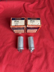 NOS MALLORY 15 uF 450V Capacitor good! type F.P. but without Paper Label 1″ dia