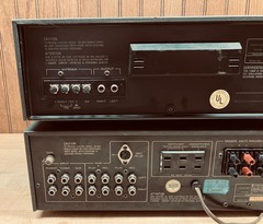 Kenwood KA-5700 Amp + KT-5500 Tuner Combo – Serviced/Working. Blue LEDs. 40 WPC
