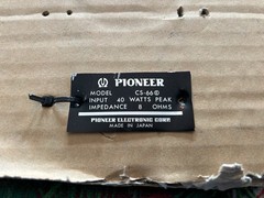 Pioneer CS-66E Original Speaker Set Working Great