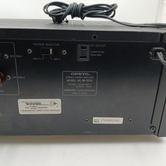 ONKYO INTEGRA M-504 STEREO POWER AMPLIFIER – 165 WPC- Bad Switch check Video