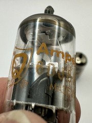 LOT OF 4 – AMPEREX – 6DJ8 / ECC88 – VACUUM TUBES – TESTED