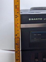 Vintage Sanyo GXT 220 Stereo Music System Turntable Cassette Repair Parts