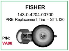 New PRB VA08 VCR Idler For Fisher: 143-0-4204-00700 VA-08