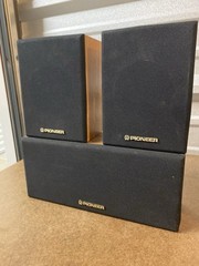 Vintage Pair Pioneer CS-X380-Q & CS-C180-Q Surround Speakers