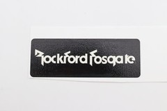Rockford Fosgate Premium Speaker logo badge Sticker Decal waterproof 90mmX32mm