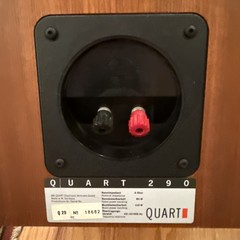 MB Quart 290 Stereo Speakers Vintage German Made Speakers Wood