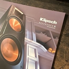 Klipsch Reference II Speakers Original Audio Brochure 2010 12 pg, Specs, Info