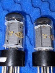 TWO Amperex 7591A Tubes / Amplitrex Tested / One SUPER STRONG, Two Good Singles