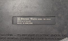 Vintage Emerson Model CR44 Cassette Tape Player & Recorder – Tested
