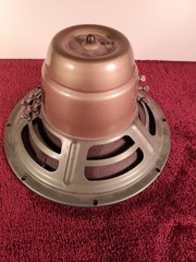 University C-12SW woofer vintage Dual Voice Coil Speaker Driver. parts/ repair