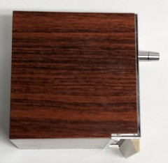 Vintage Realistic Weatheradio 12-181B Cube Weather Radio 4” Woodgrain TESTED