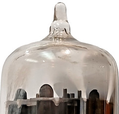 EXACT MATCHED GAIN (98.0, 98.0) TUNG-SOL? JAPAN 12AX7 TUBE CLEAR TOP SIDE GETTER
