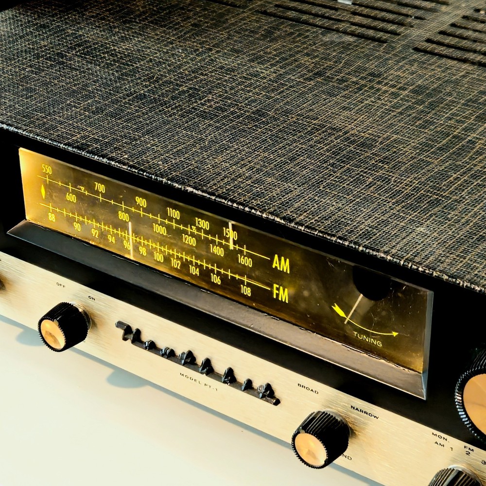 Vintage Heathkit PT-1 Tube AM/FM Tuner Tested Working Multiplex Output Hi-Fi