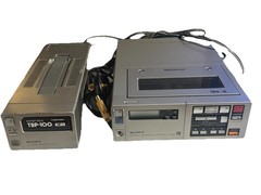Sony SL-2000 Betamax Beta VCR Set + AC-220 + Case, Cables, Manual TESTED VTG