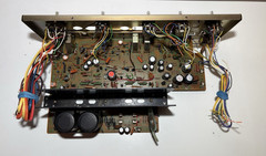 Pioneer SA-6500 II Stereo Amplifier Circuit Board and Front Plate Sub-Panel