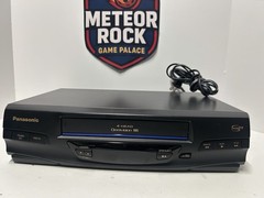 Panasonic PV-V4030S 4-Head Omnivision Blue Line VCR VHS W/Universal Remote Works