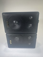 2 KLH Speakers 403 3-Way 40 W Indoor/Outdoor Linear Dynamics Tested