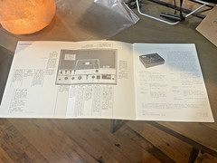 ADVENT MODEL 201 CASSETTE TAPE DECK / OWNER MANUAL / EXCELLENT CONDITION /