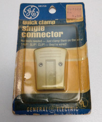 Vintage GE GE170 Quick Clamp Single Wire Connector New Old Stock Sealed Package