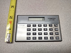 VTG Compex LC126 Solar Credit Card Size Calculator w/Case & Instructions Taiwan