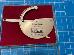 Vintage Audiotex Stylus Gauge Pat Pending Cat No 30-220 Made In USA