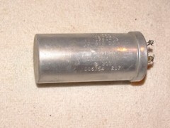 1 x Philco Capacitor 3-Part = 10-100-20 MFD x 450-300-300 Volt *30-2584-15*