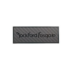 Rockford Fosgate Speaker carbon fibre Custom Made Badge 106mm(4.17″)X39mm(1.54″)