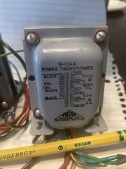 Triad Power Transformer R-104A Two Available For Vacuum Tube Circuits