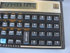 Vintage HP 12C Financial Calculator Hewlett Packard w/ Case Malaysia – FREE SHIP